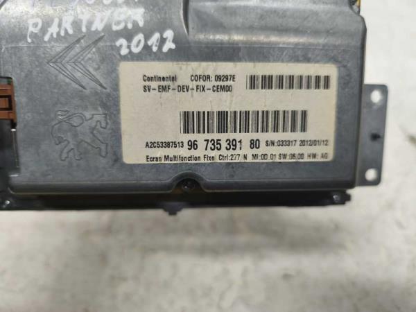 RADIO CITROEN BERLINGO/ PEUGEOT PARTNER 2012-2018 - Vue 3